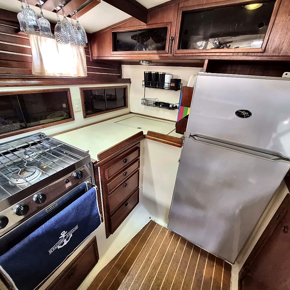 Galley Fridge and Stove